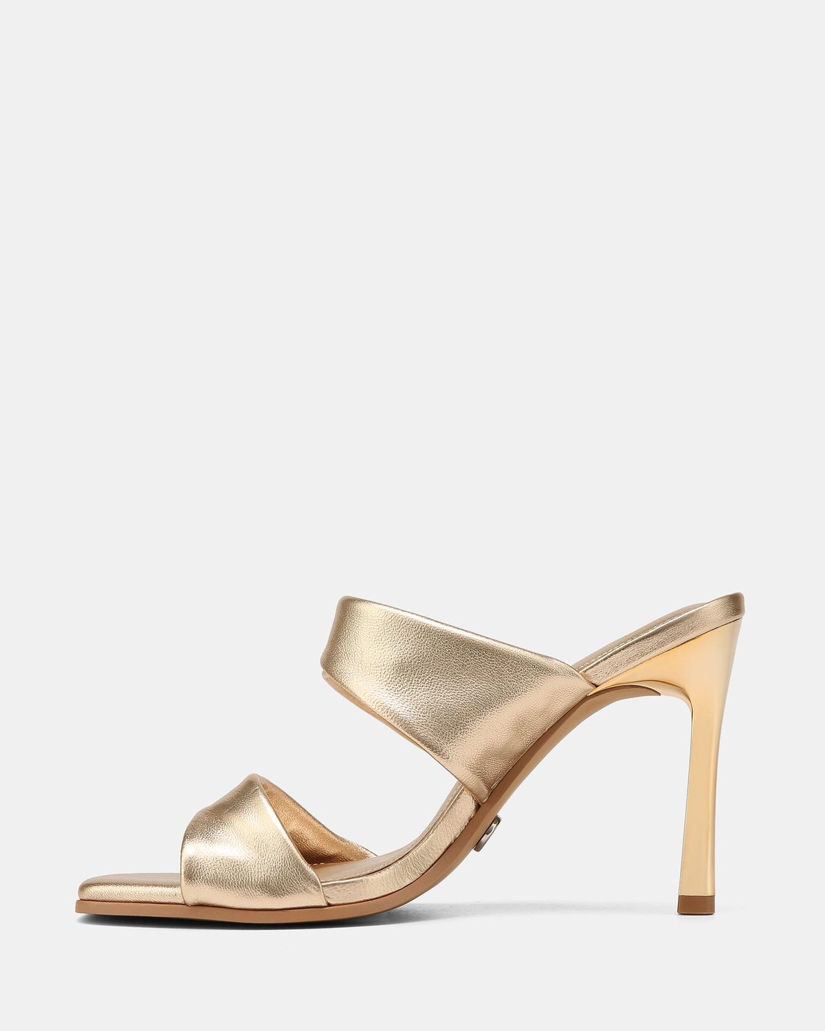 Xia High Sandals Champagne Metallic Leather