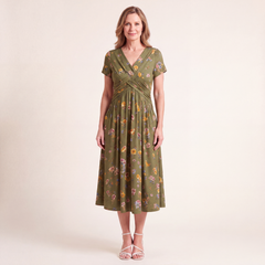 Theresa Floral Twist Waist Dress