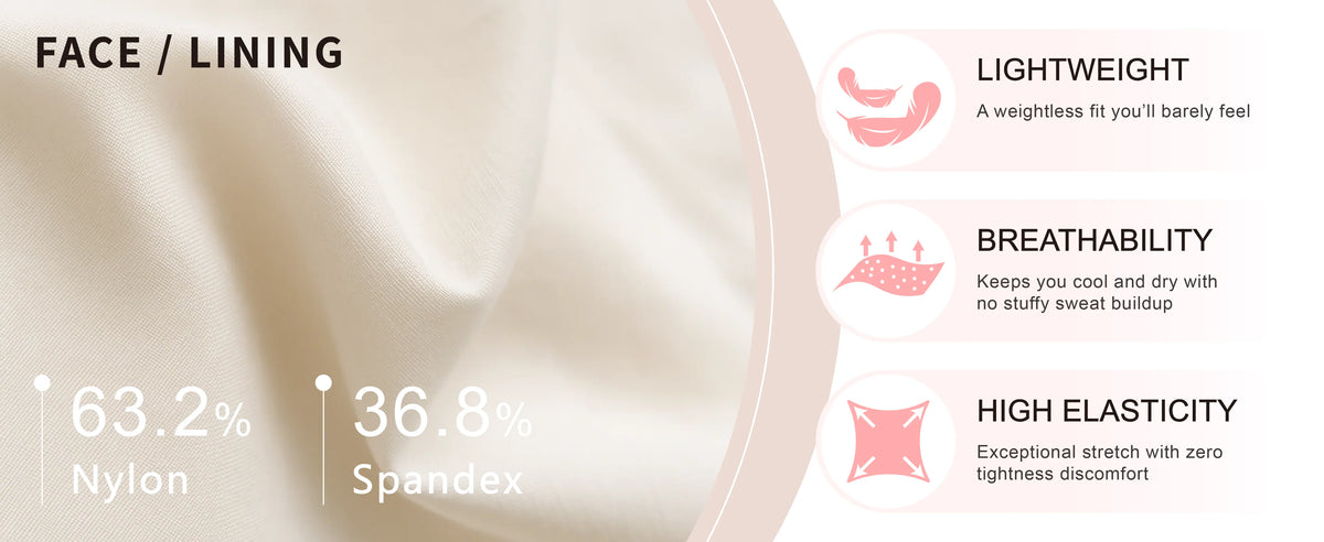 Sienna bra fabric and lining