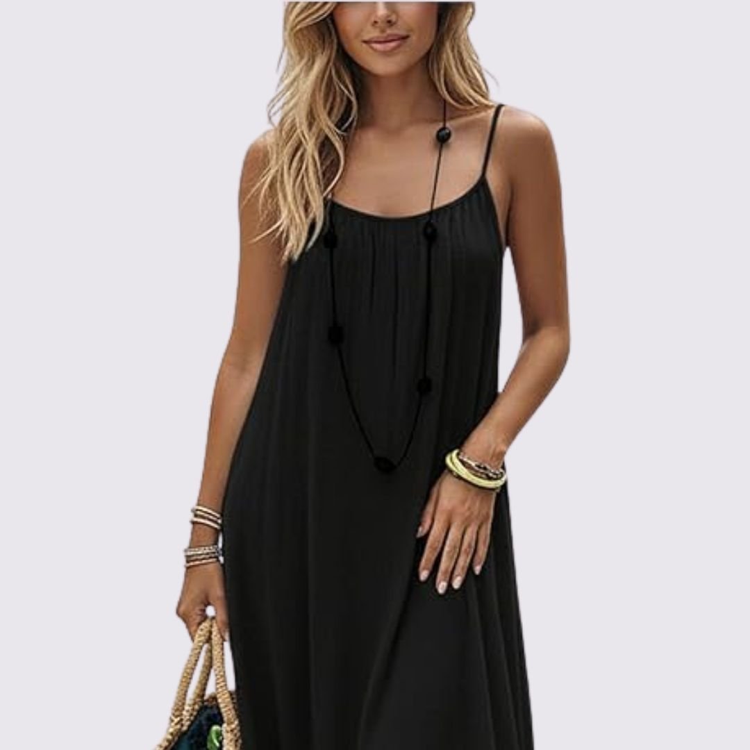 Isla Open-Back Maxi Dress
