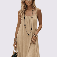 Isla Open-Back Maxi Dress