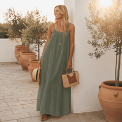 Isla Open-Back Maxi Dress
