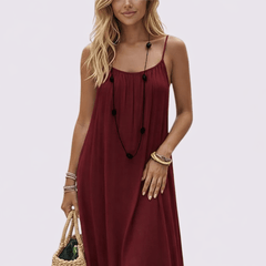 Isla Open-Back Maxi Dress