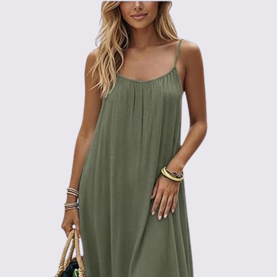 Isla Open-Back Maxi Dress