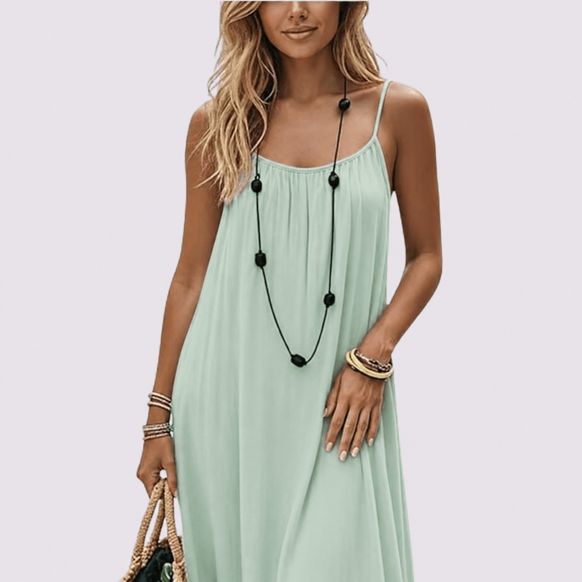 Isla Open-Back Maxi Dress