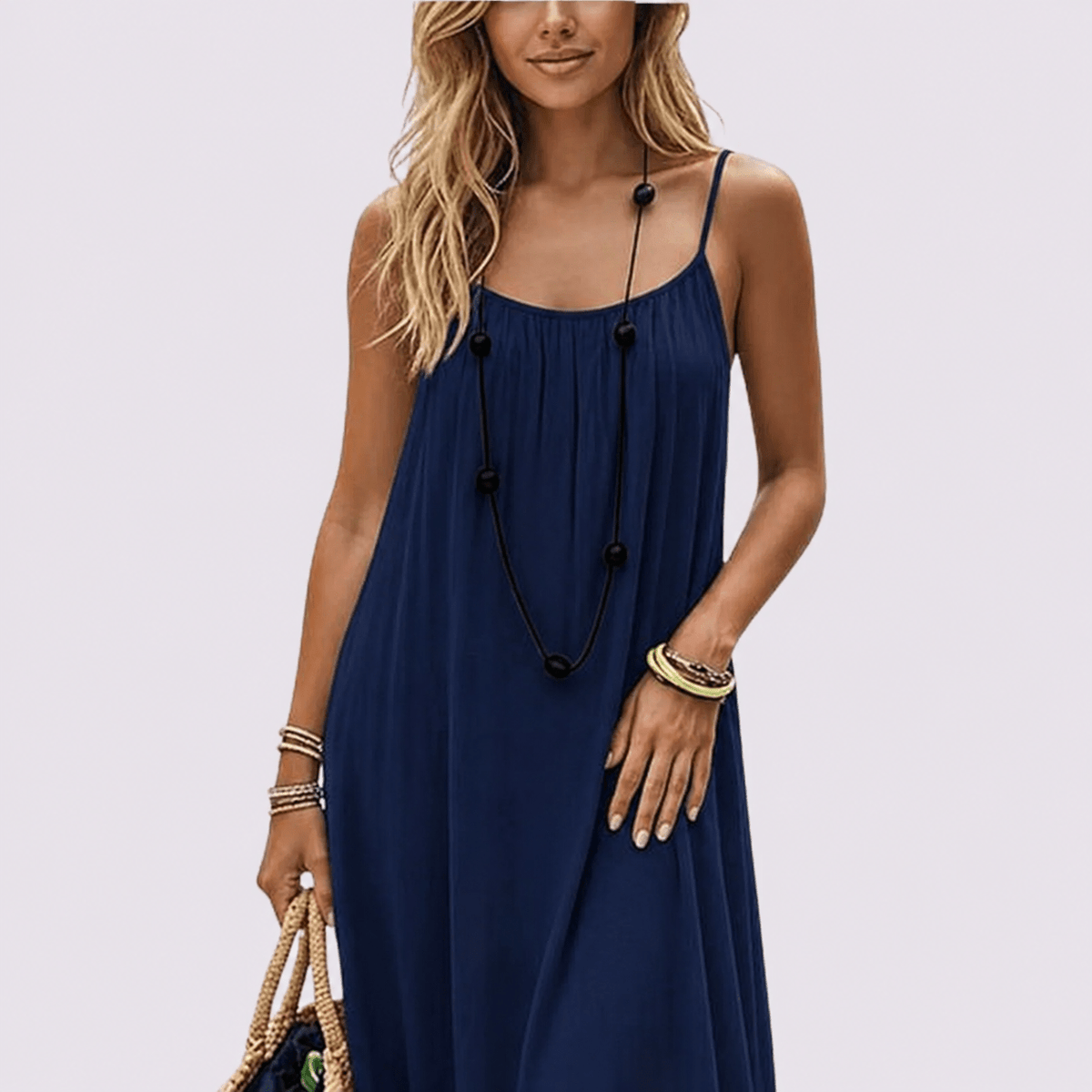 Isla Open-Back Maxi Dress