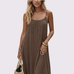 Isla Open-Back Maxi Dress