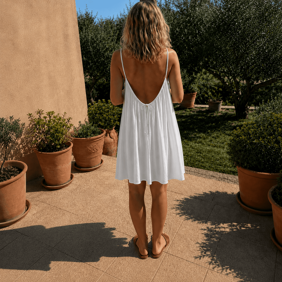Isla Open-Back Maxi Dress