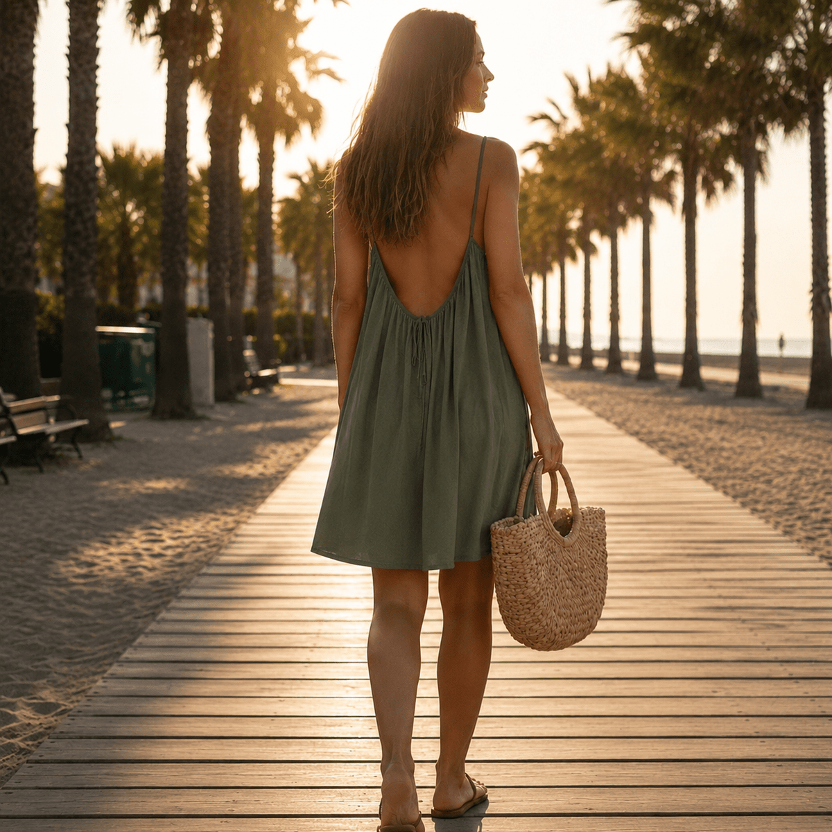 Isla Open-Back Maxi Dress