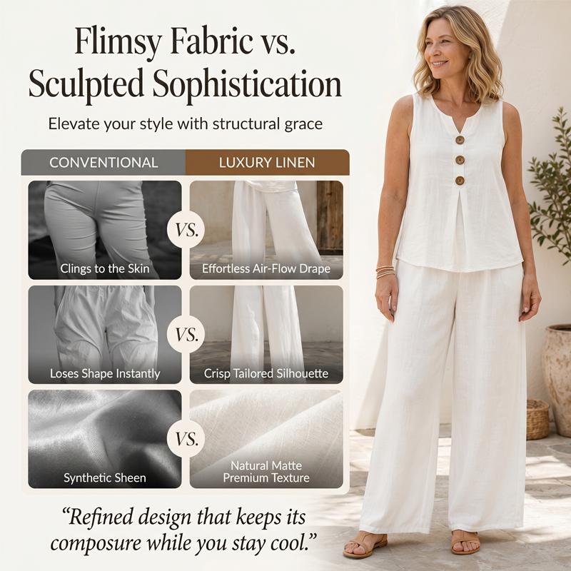 Capri Linen-Blend Two-Piece Set